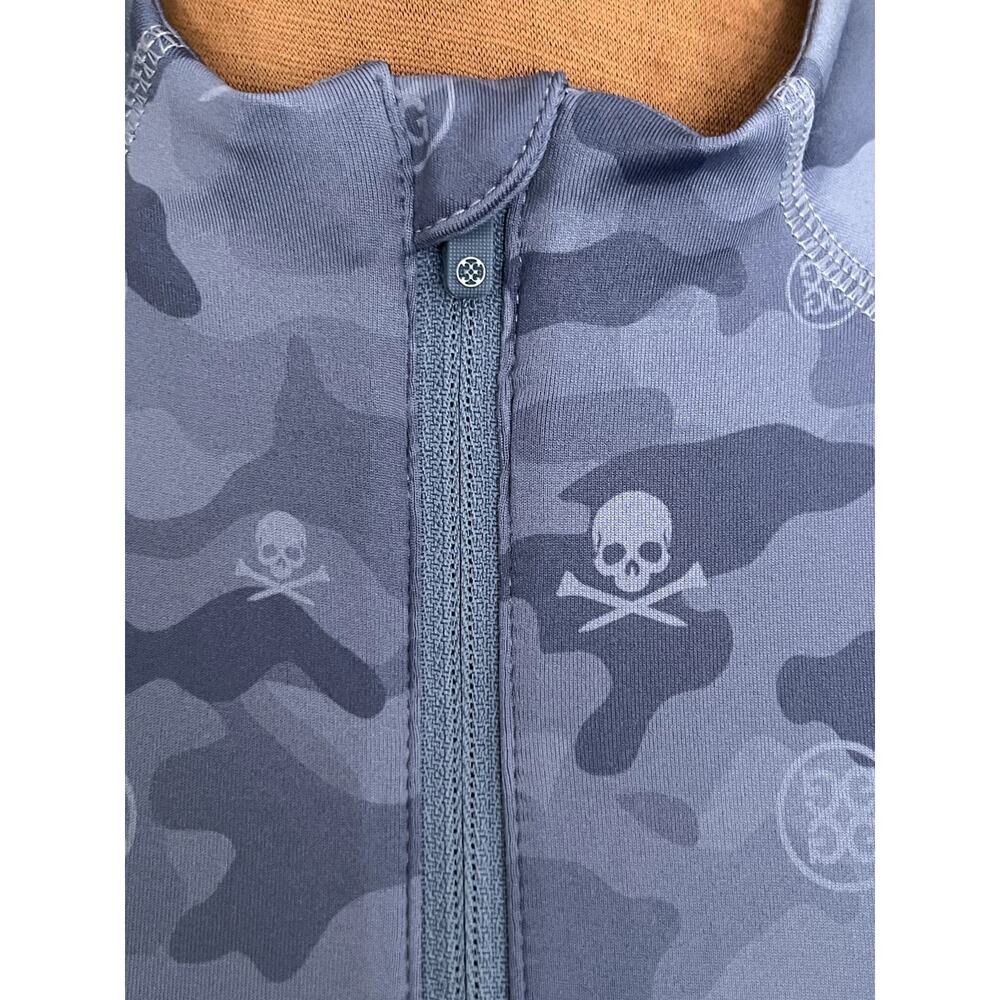G/Fore Sz L Icon Camo Tech 1/4 Zip Pullover Top Stretch Tennis Pickleball Golf - Picture 5 of 12
